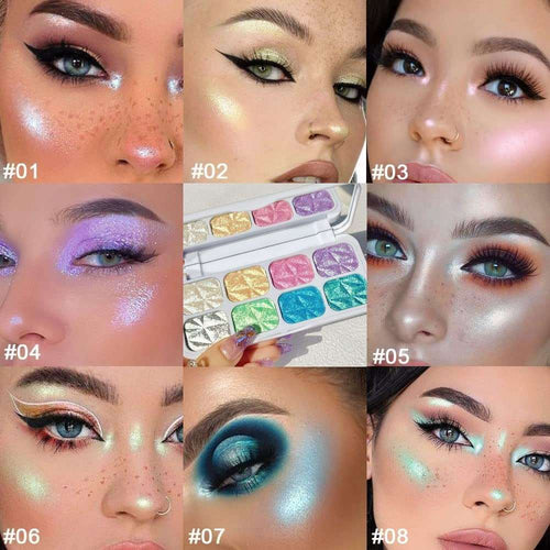 8 Colors Macaron Chameleon Eye Shadow Plate