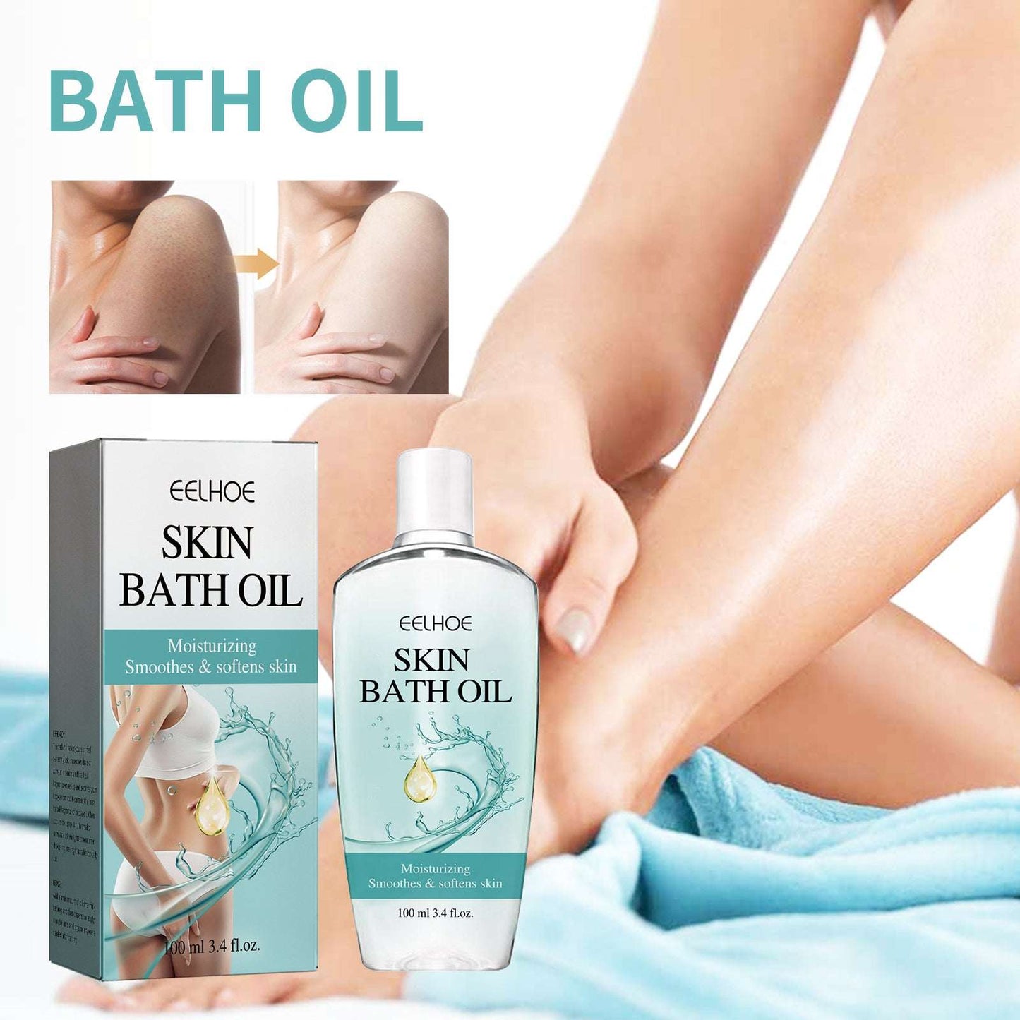 Jojoba & Aloe Vera Bath Oil with Vitamin E