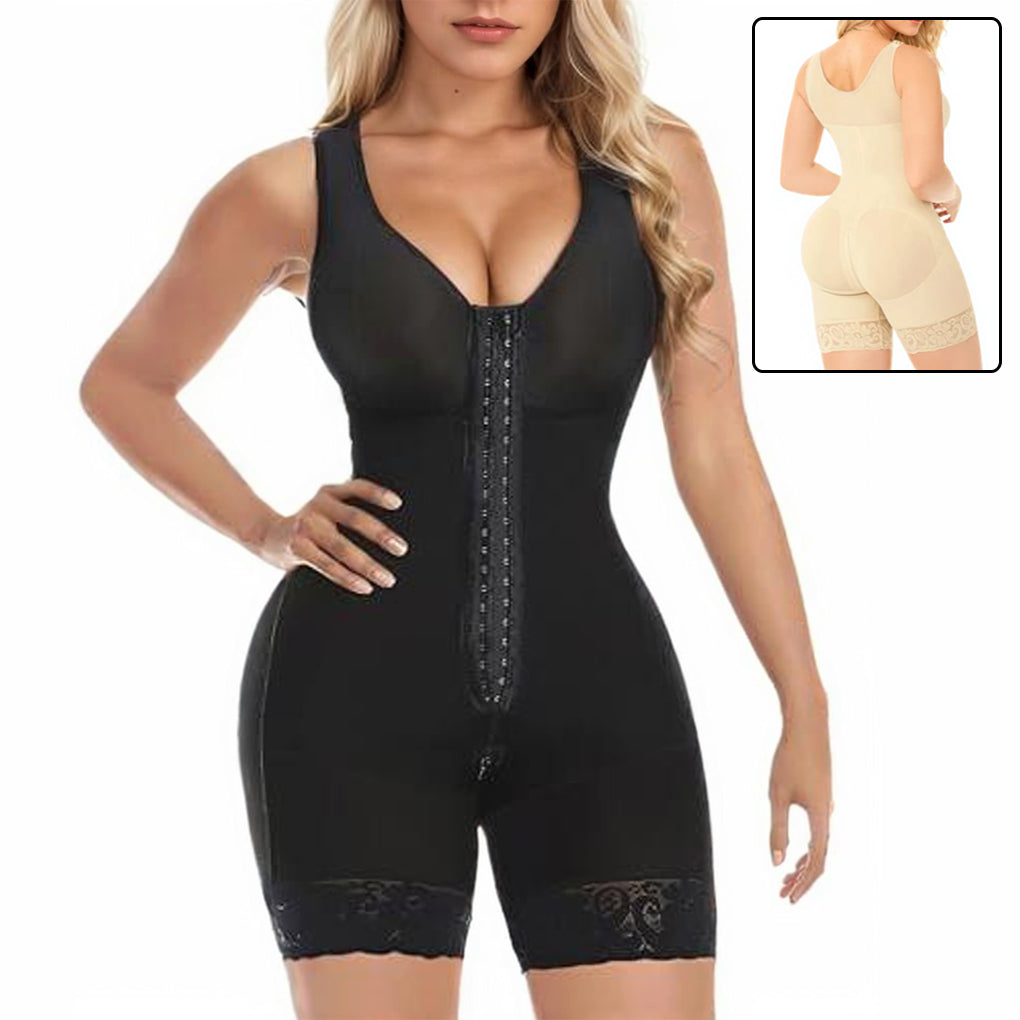 Full Body Tummy Control Zipper Shapewear