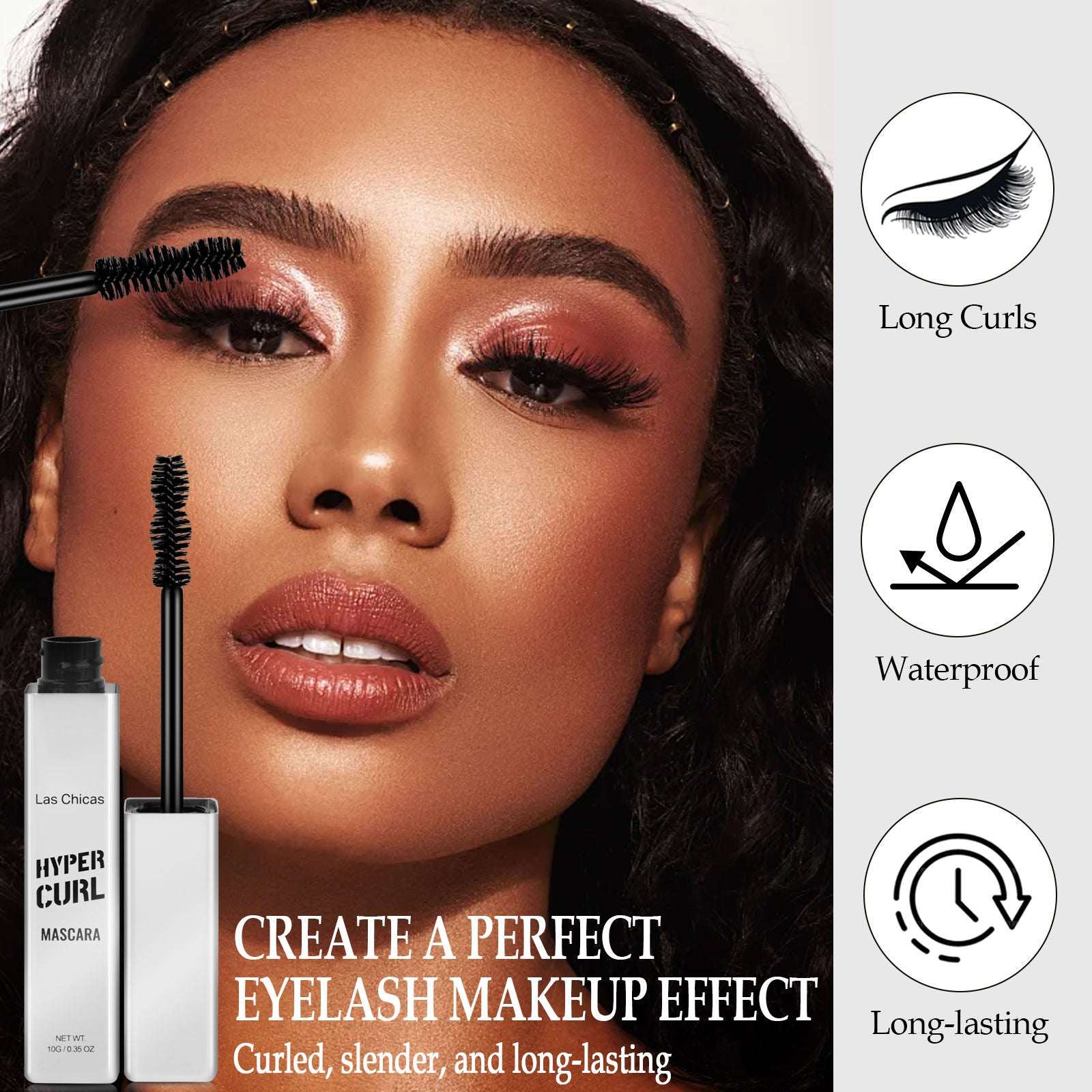 2pcs Las Chicas Waterproof Mascara