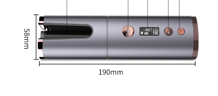 Wireless Rechargeable Curling Iron