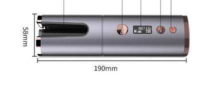 Wireless Rechargeable Curling Iron