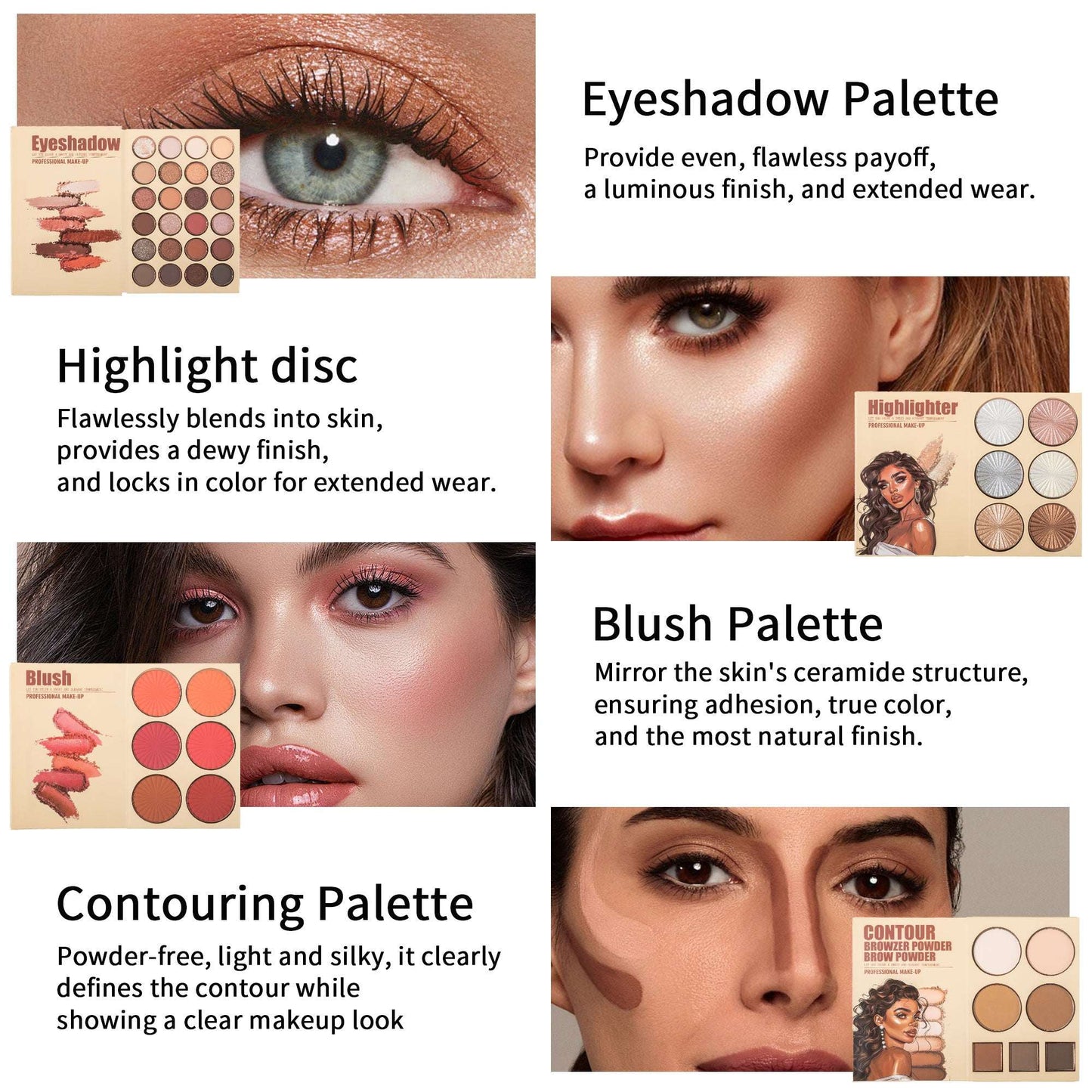 UDAER Beauty 63-Color Makeup Kit