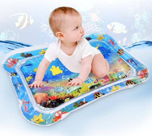 Inflatable Tummy Time Mat – Sensory Water Cushion for Infants
