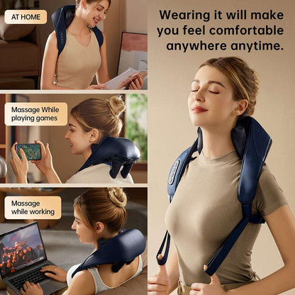 Cordless Shiatsu Neck And Back Massager