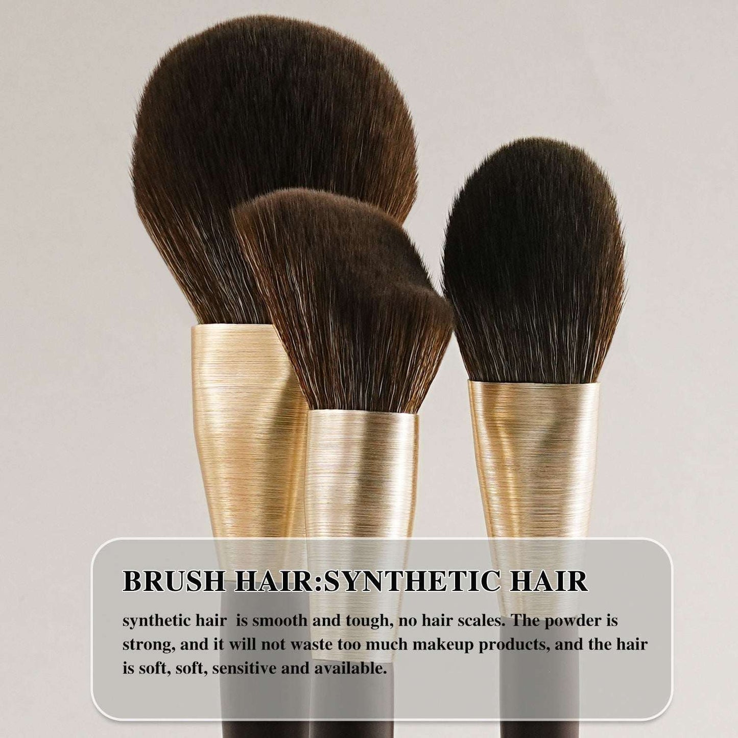 Baili 10pcs Rose Gold Tube rush Set