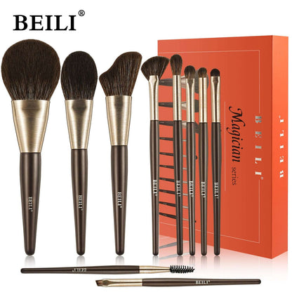 Baili 10pcs Rose Gold Tube rush Set