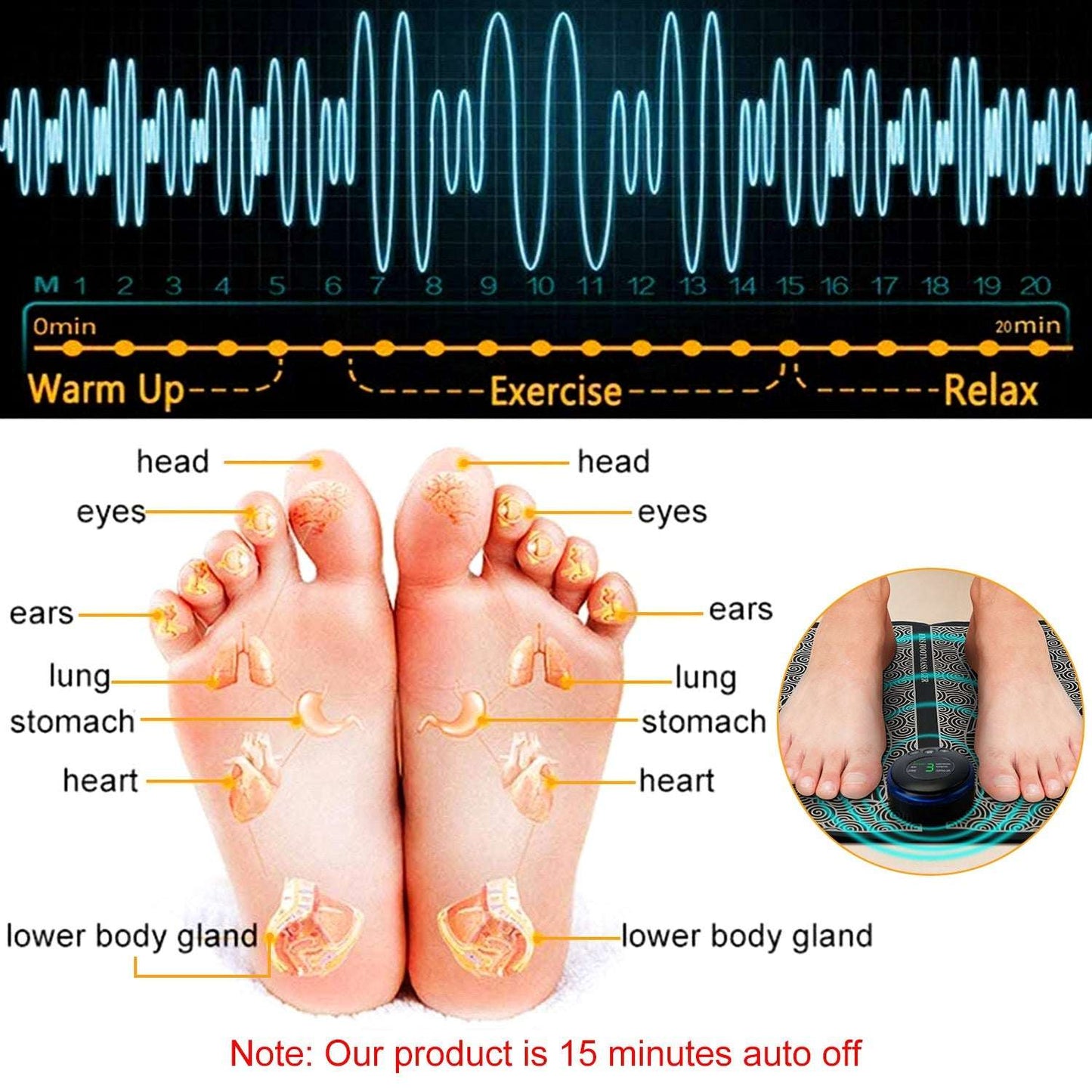 Electric Pad Foot Massager