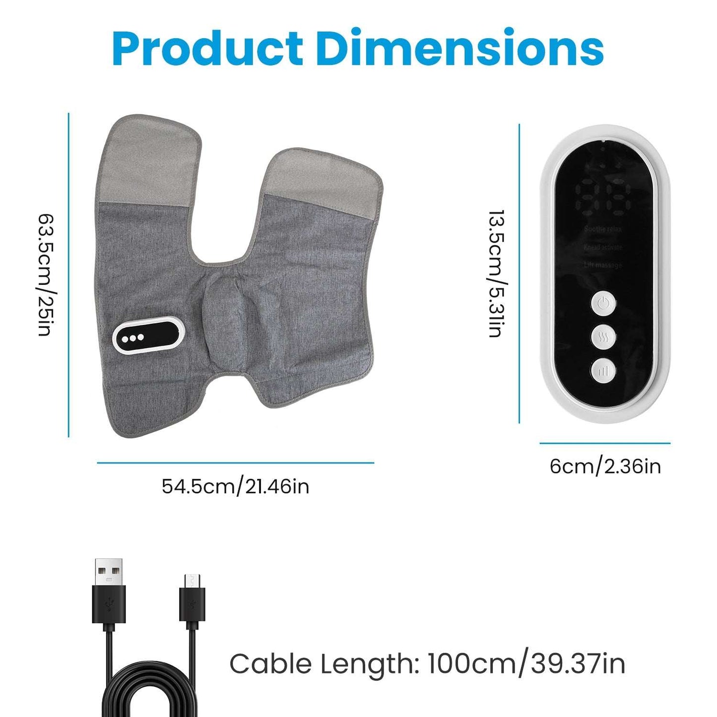 Cordless Air Compression Leg Massager