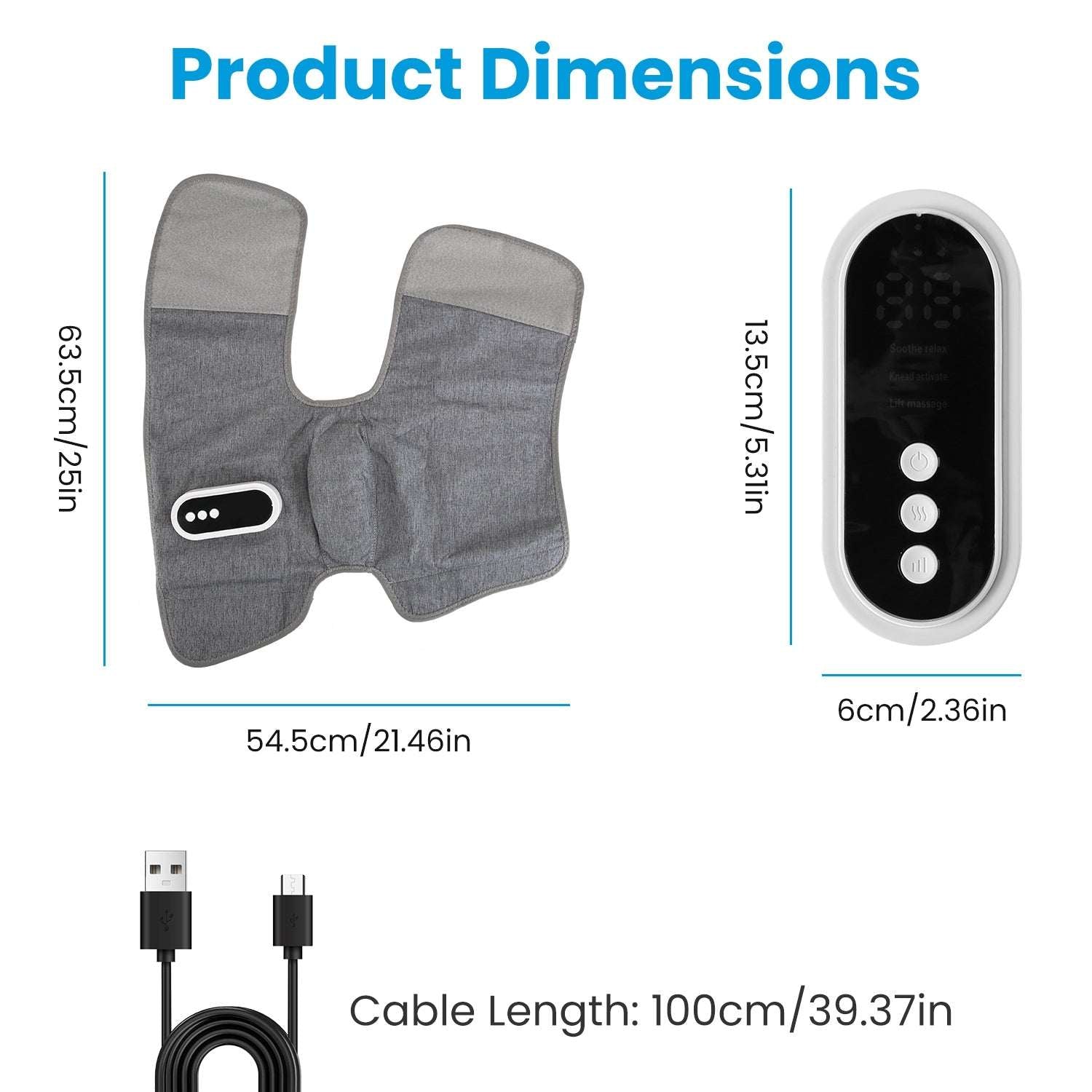 Cordless Air Compression Leg Massager