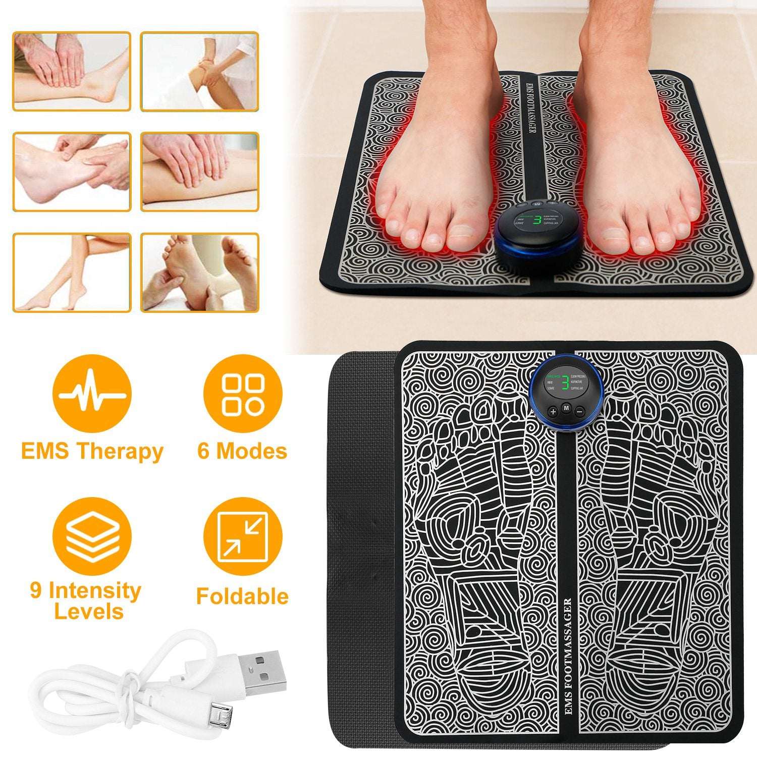Electric Pad Foot Massager