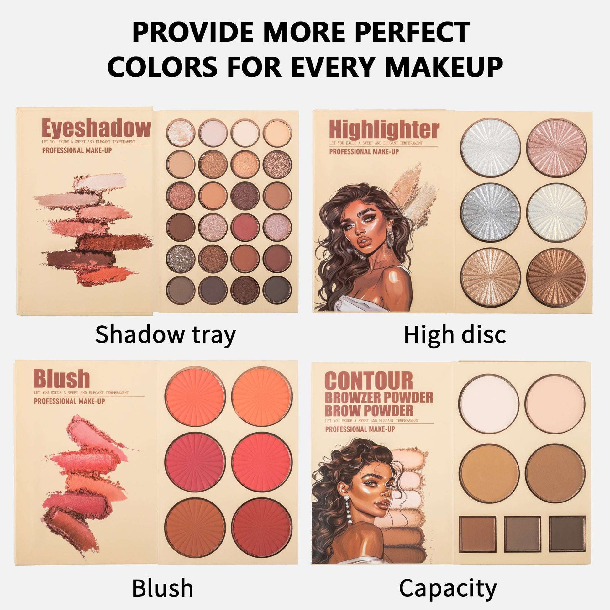 UDAER Beauty 63-Color Makeup Kit