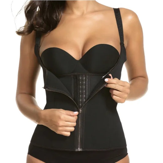 Zippered Tummy Control Body Shaper