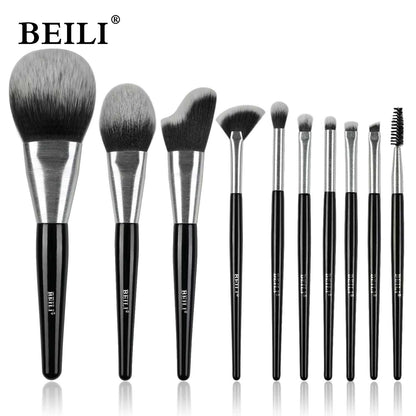 Baili 10pcs Rose Gold Tube rush Set